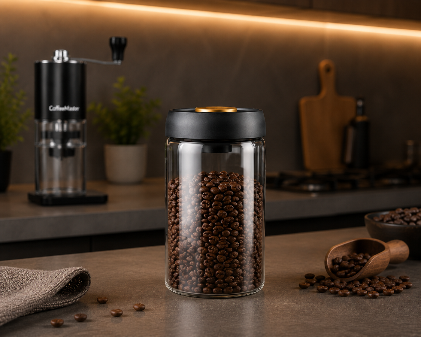CoffeeMaster Bote al Vacío para Café